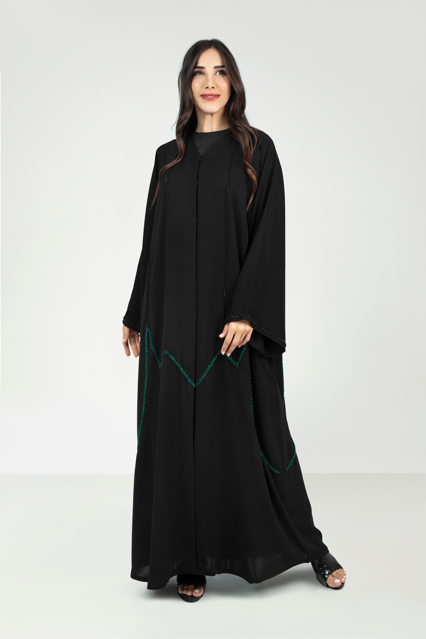 Black Modest Abaya Design