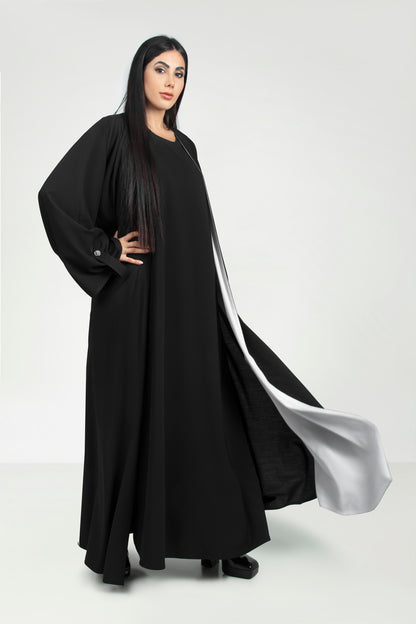 Black Stylish Abaya Dubai