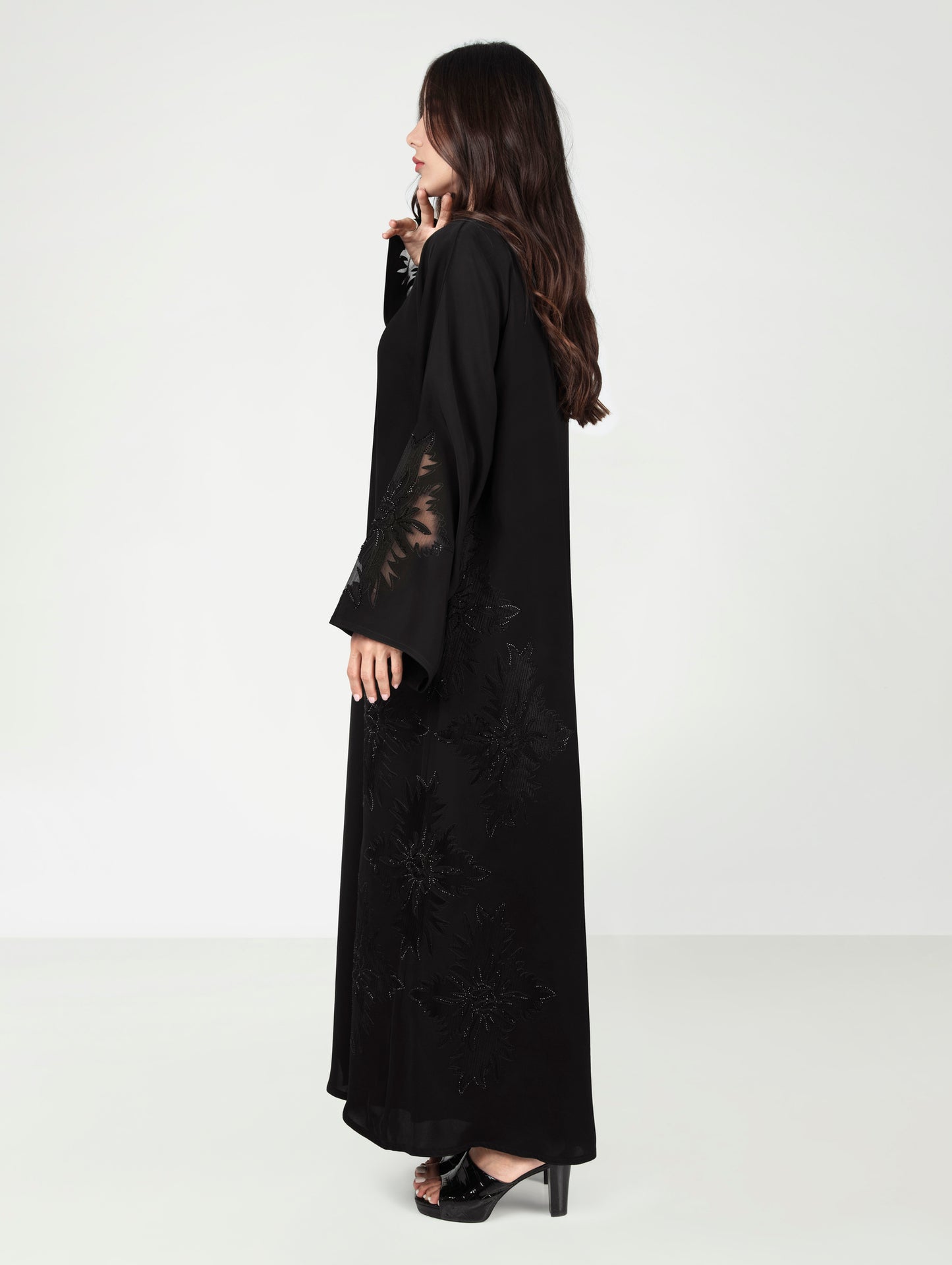 Arabic Style Black Abaya