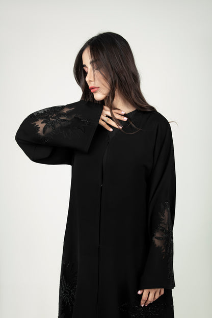 Arabic Style Black Abaya