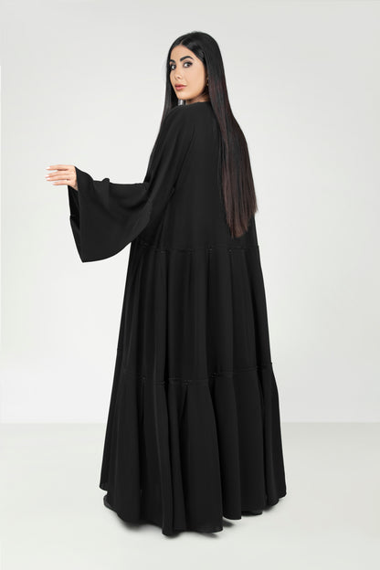 Abaya Khaleeji Style In Black