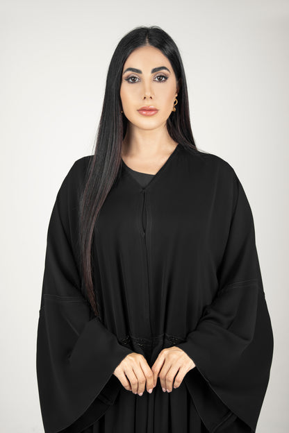 Abaya Khaleeji Style In Black