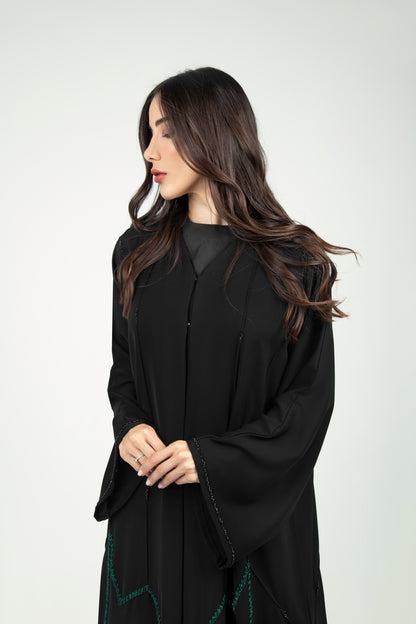 Black Modest Abaya Design