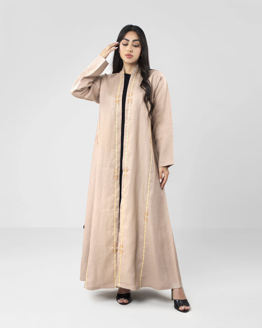 Trendy Linen Abaya Design