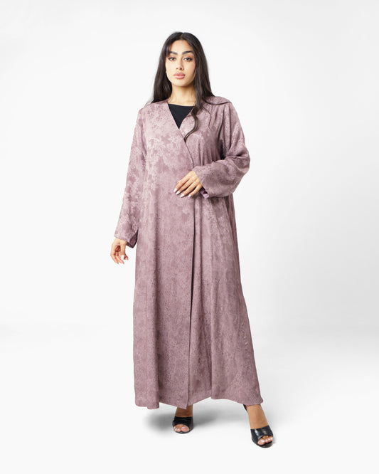 Textured Color Abaya
