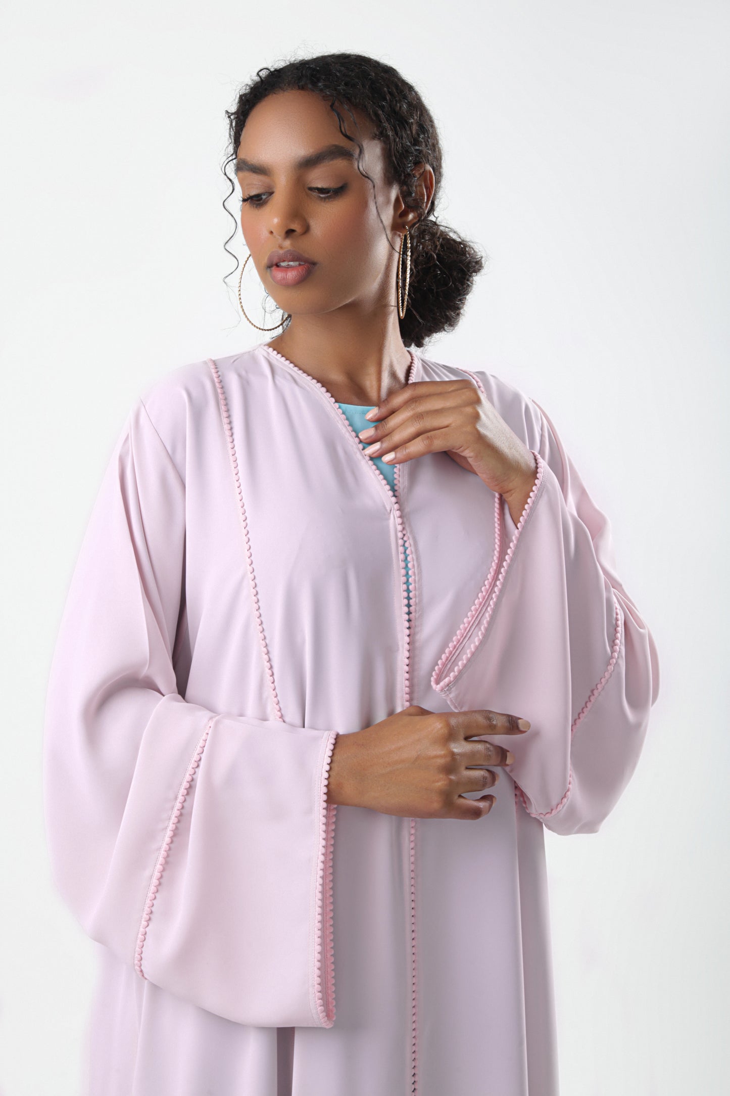Pink Abaya Design