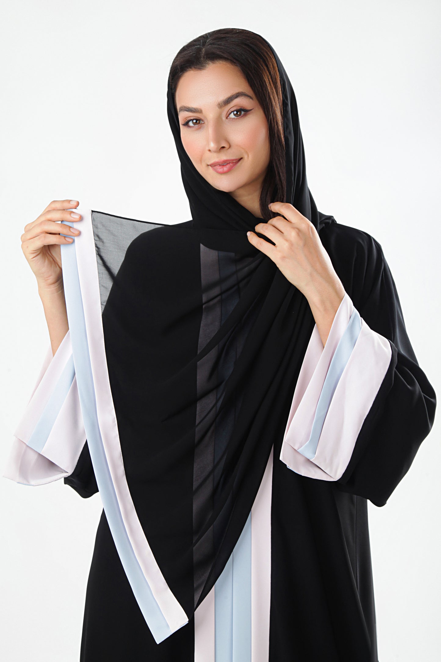 Dual Strips Design Abaya