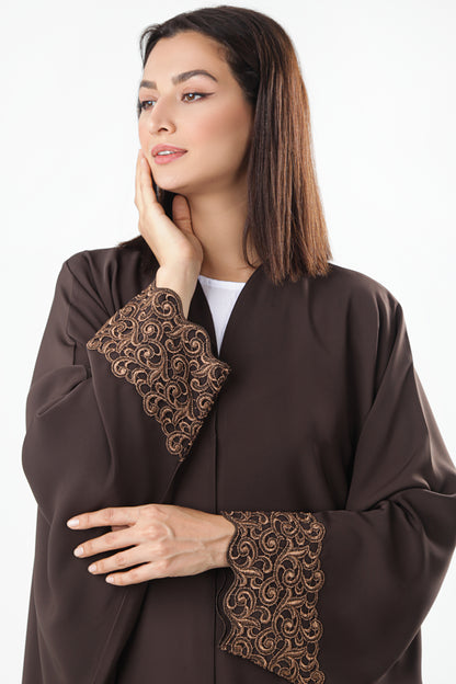 Brown Design Modest Abaya