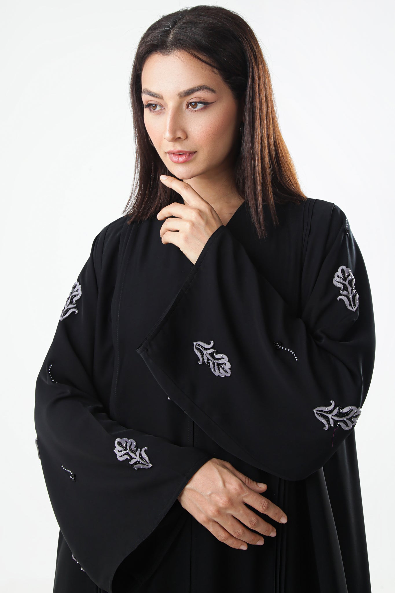 Special Design Abaya With Pearls