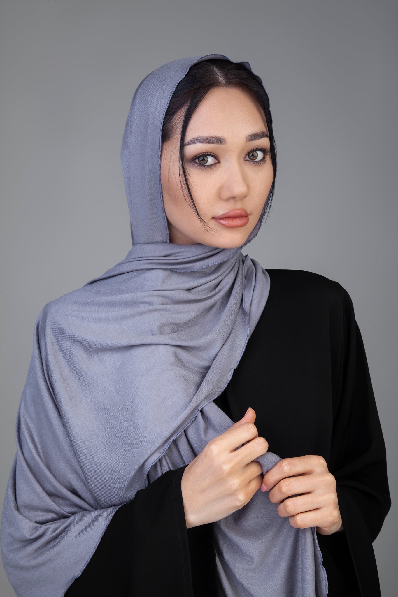 Grey Cotton Sheila Hijab