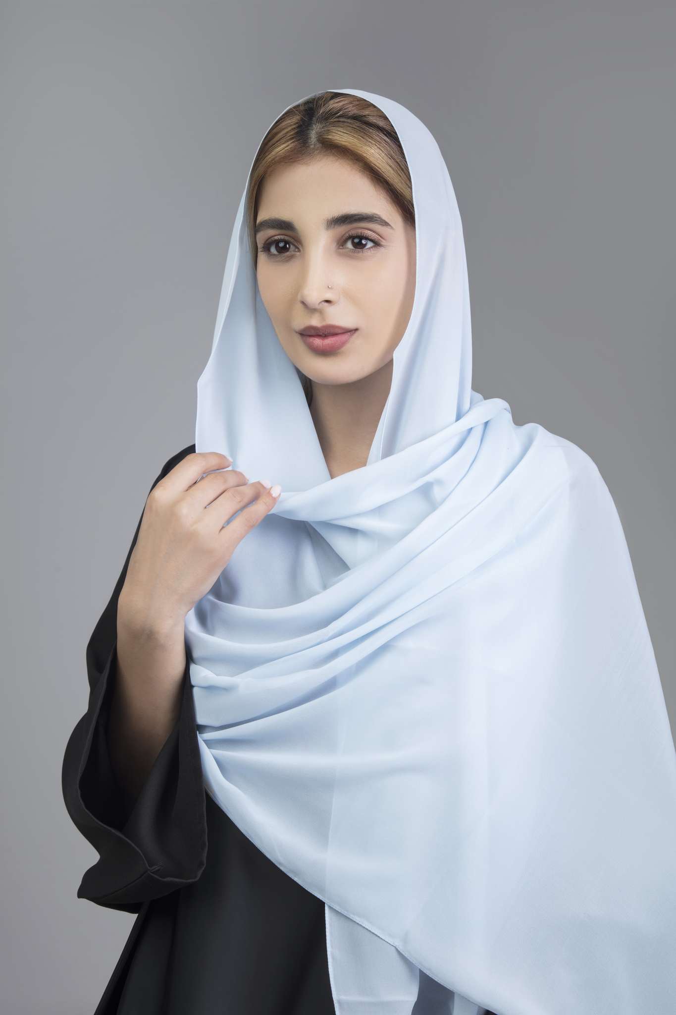 Light Blue Chiffon Sheila Hijab