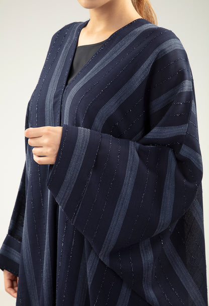 Pattern Blue Abaya Design